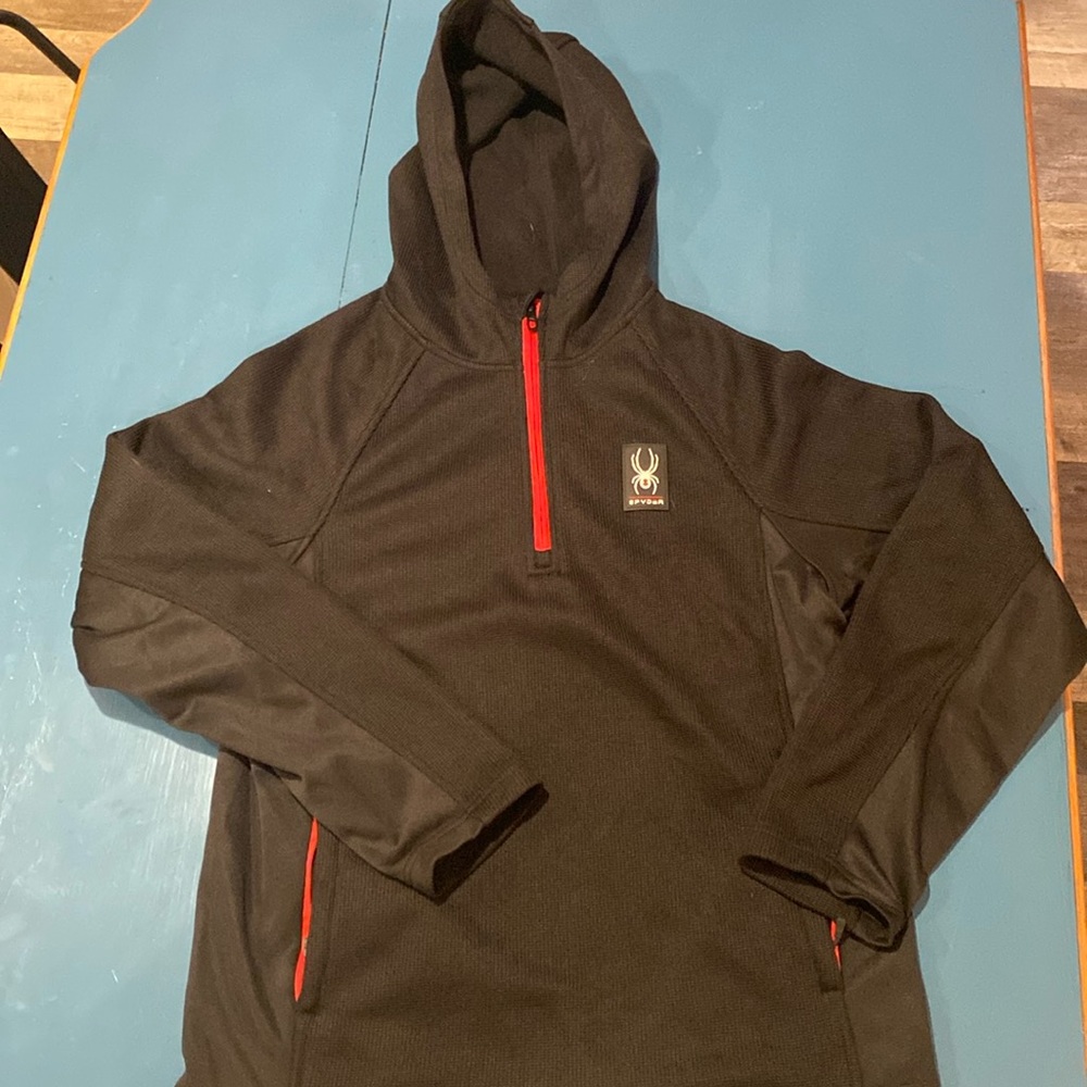 Spyder half zip hoodie size L